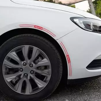1 комплект автомобильных колес, защита для бровей, анти-столкновение, крыло, резиновый бампер, универсальная защита, наклейки, молдинги, декоративная полоса чёрный