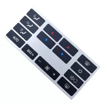 1 комплект автомобильных накладок на кнопки климат-контроля кондиционера для Bmw X5 E53/39