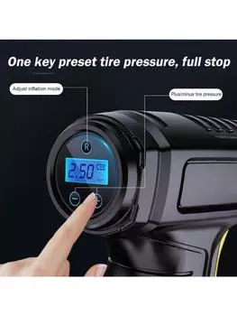 1 комплект автомобильный насос для накачивания шин беспроводной зарядки портативный умный дом автомобиль мотоцикл портативный насос для накачивания шин