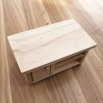 1 комплект аксессуаров для кукольного домика, мини-кухня, деревянный стол и стул, модель для кукольного домика, кухонная мебель для столовой, декор