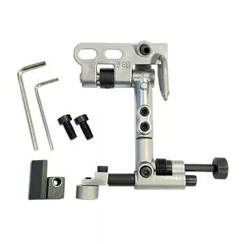 1 комплект аксессуаров для направляющих подвесных кромок для промышленной ступенчатой швейной машины серебряный/чёрный