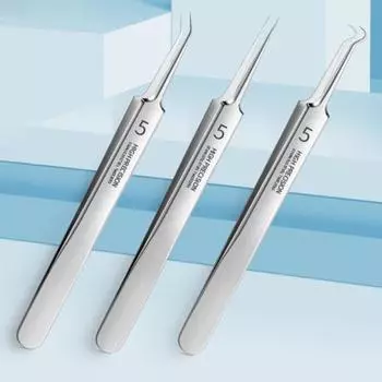 1 комплект экстракторов комедонов длительного действия с гладкой текстурой, прочный набор для удаления угрей и черных точек E серебряный