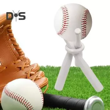1 комплект бейсбольных мячей, кронштейн для демонстрации, толстая деревянная бейсбольная бита в форме, противоскользящая подставка для памятных вещей, настольный декоративный бейсбол белый