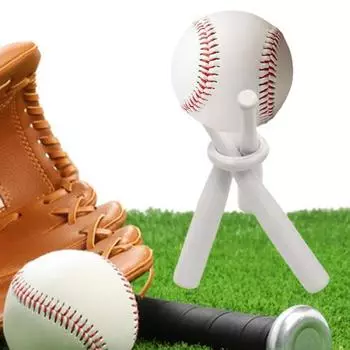 1 комплект бейсбольных мячей, кронштейн для демонстрации, толстая деревянная бейсбольная бита в форме, противоскользящая подставка для памятных вещей, настольный декоративный бейсбол белый