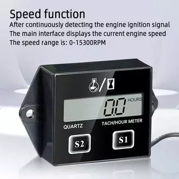 1 комплект бензиновый двигатель тахометр мотоцикл скорость таймер пляж велосипед моторная лодка газонокосилка универсальная версия