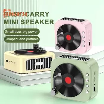 1 комплект беспроводного динамика, портативный Bluetooth-совместимый громкоговоритель со стереозвуком на 360 градусов - музыкальный плеер для музыки для звонков жёлтый