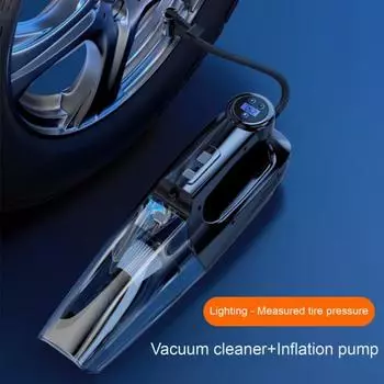 1 комплект, беспроводной пылесос большой емкости, практичный портативный беспроводной автомобиль с цифровым дисплеем A