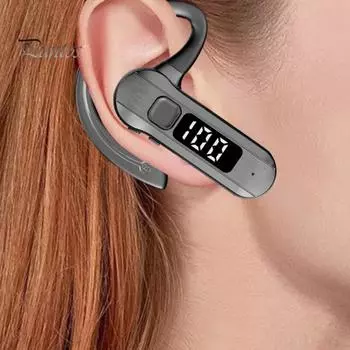 1 комплект беспроводных наушников стерео объемный IPX5 задержка без дисплея аккумулятор перезаряжаемый шумоподавление беспроводные наушники с костной проводимостью один English version белый