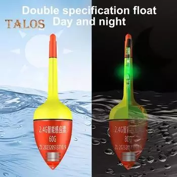 1 комплект беспроводных рыболовных сигнализаторов поклевки с умным индукционным поплавком, отверткой с повязкой на голову, перезаряжаемым электронным индикатором поклевки рыбы типа C и светодиодным индикатором A