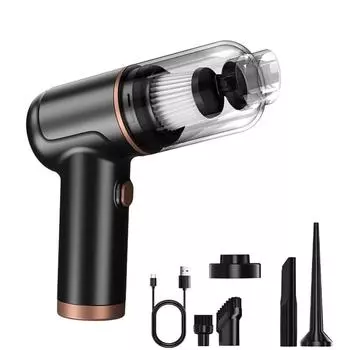 1 комплект бесщеточный пылесос для автомобиля, перезаряжаемый портативный пылесос для пыли, ручной автомобиль для домашнего использования
