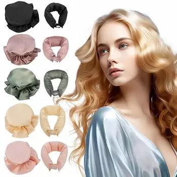 1 комплект безнагревательных шапочек для завивки волос, спальный костюм для завивки волос с большой волной, удобные инструменты для укладки чёрный