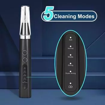 1 комплект безопасных встроенных светодиодных ультразвуковых скалеров 32-40 кГц для удаления зубного камня и налета, стоматологические принадлежности чёрный