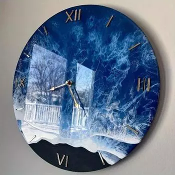 1 комплект больших круглых римских цифр для часов, силиконовые формы, набор для изготовления украшений своими руками, настенных украшений и домашнего декора с эпоксидной смолой белый