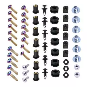1 комплект болтов обтекателя мотоцикла, комплект винтов корпуса, гайки из нержавеющей стали для Honda CBR1000RR 2008-2011