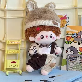 1 комплект брюк на бретельках 20 см хлопковая кукольная одежда хлопковые кукольные аксессуары style 1