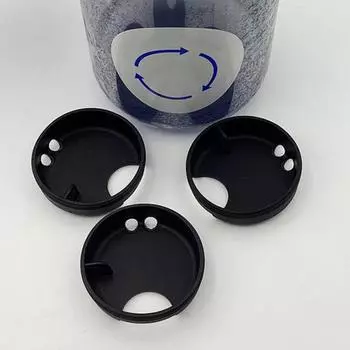 1 комплект, брызговик для бутылки с водой, гибкая силиконовая защита от брызг, крышка с широким горлышком, аксессуар для бутылки с водой для дома 4pcs