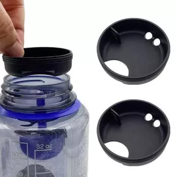 1 комплект, брызговик для бутылки с водой, гибкая силиконовая защита от брызг, крышка с широким горлышком, аксессуар для бутылки с водой для дома 4pcs