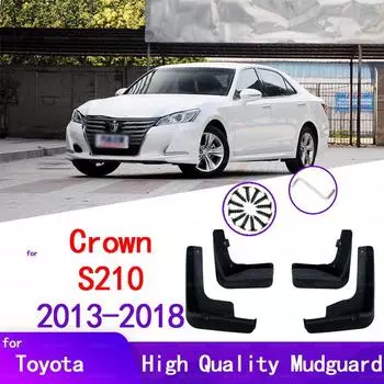 1 комплект брызговиков для Toyota Crown S210 2013 ~ 2018, брызговики, передние и задние брызговики чёрный