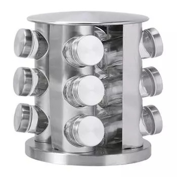 1 комплект, бутылка для приправ, влагостойкая, большая емкость, 90 мл, банка для специй с вращающейся на 360 градусов стойкой для хранения, кухонный гаджет Dual Layer