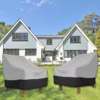 1 комплект чехла для дивана, водонепроницаемого чехла для уличного стула, сверхпрочного, устойчивого к ультрафиолетовому излучению, легко чистящегося чехла для мебели для дома