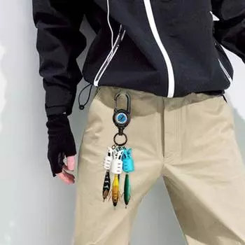 1 комплект чехлов для рыболовных крючков с выдвижной пряжкой, портативная приманка для креветок, кальмаров, защитный чехол для крючка, зажим для крышки, рыболовные принадлежности армия зеленый