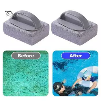 1 комплект чистящих кирпичей для бассейна с ручкой, ручные чистящие блоки для бассейна, затирка для плитки, средство для удаления пятен для бетонной плитки бассейна Sets