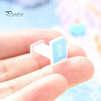 1 комплект цифровых наклеек, самоклеящиеся отличительные съемные маркеры, ПВХ DMC, номер нити для вышивки крестиком, канцелярские аксессуары Round