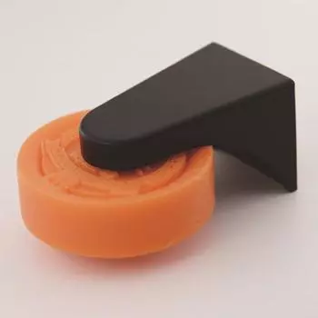 1 комплект, декоративный антикоррозийный настенный прочный несущий контейнер для мыла, аксессуары для ванной комнаты чёрный