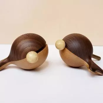 1 комплект деревянного орнамента в виде рыбы с молотком для снятия стресса, декомпрессии, медитации, ударного успокаивающего инструмента, небольшого настольного украшения из цельного дерева A