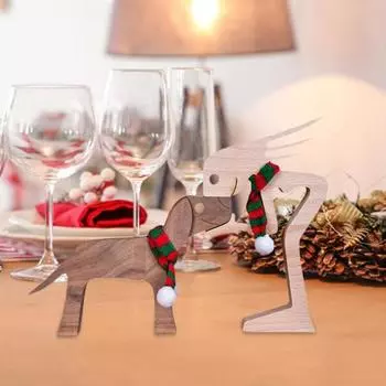 1 комплект деревянной статуэтки собаки, человека, резьбы по дереву, головоломки, щенка, кошки, мужчины, скульптура, настольное украшение, украшение на память для питомца, подарок любителям животных C