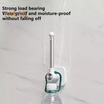 1 комплект, держатель для рулонной бумаги, настенный держатель для хранения, регулируемый угол, прочный диспенсер для рулонов бумаги, держатель для полотенец, бытовые принадлежности зелёный