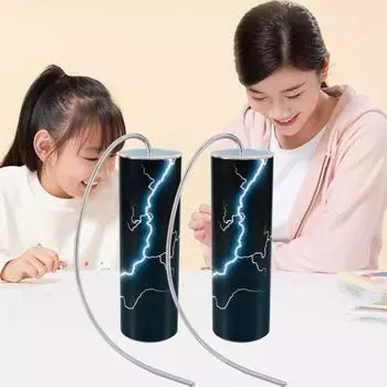 1 комплект, детская игрушка-громовая трубка, пружинный барабанный шейкер, имитация громовой палочки, природный шумогенератор, ударный музыкальный инструмент, студенческая научная игрушка Sets