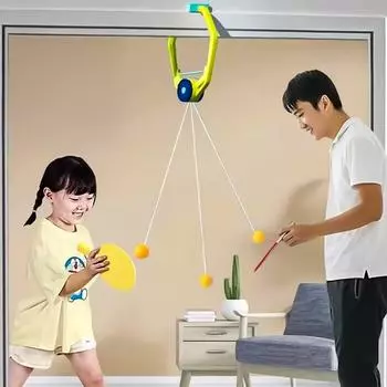 1 комплект детских подвесных настольных теннисных тренажеров для тренировки координации рук и глаз, интерактивные игрушки для родителей и детей в помещении Trainer