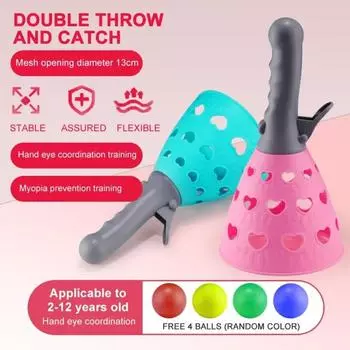 1 комплект детских спортивных забавных игрушек для активного отдыха, катапульта для родителей и детей, прыгающий мяч, пластиковая катапульта, игры на открытом воздухе, забавные катапульты