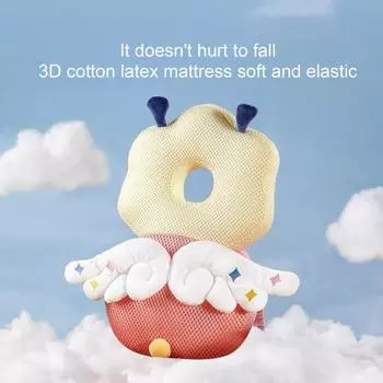 1 комплект детской подушки от падений с наколенниками, защита головы и спины для обучения ходьбе, мультяшная форма животного, детская защитная подушка для предотвращения травм B