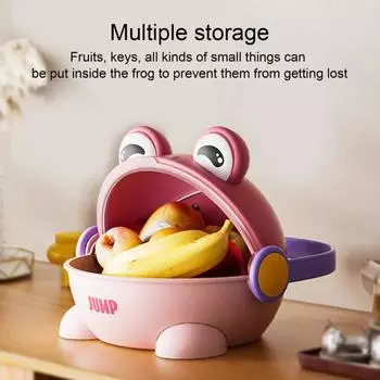 1 комплект детской прыгающей лягушки с ведром для хранения, батарейки не требуются зелёный