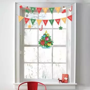 1 комплект DIY алмазная живопись наклейка Рождественская елка форма горный хрусталь наклейка