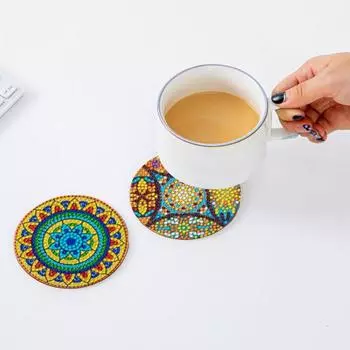 1 комплект DIY алмазная живопись подставка креативная горный хрусталь подставка для рукоделия набор для домашнего украшения обеденного стола F