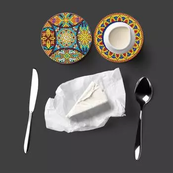 1 комплект DIY алмазная живопись подставка креативная горный хрусталь подставка для рукоделия набор для домашнего украшения обеденного стола A