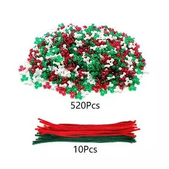 1 комплект DIY пластиковые бусины украшение подвеска рождественская елка украшение вечеринка праздничный венок подвеска