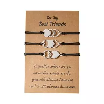 1 комплект длинных плетеных браслетов дружбы, ручная работа, регулируемые ножные браслеты, плетеные браслеты, веревочные браслеты, идеально подходят для повседневной носки B3