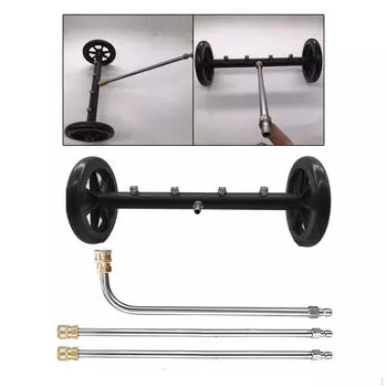 1/Комплект для чистки ходовой части метлой, давление 4000 фунтов на квадратный дюйм, с 3 насадками, аксессуары для наземных транспортных средств Only 3 Wands