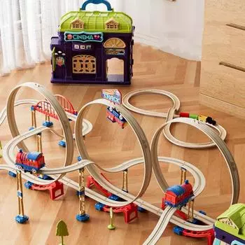 1 комплект для детей, набор для обучения детей, электропоездов, для мальчиков и девочек A