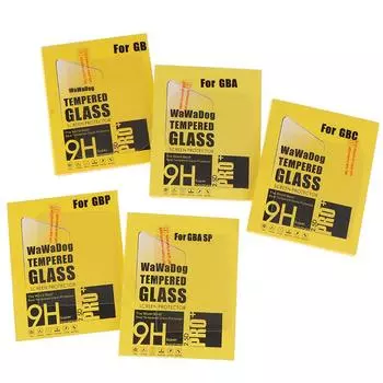 1 комплект для Gameboy Advance GBA для Gameboy Color GB GBC GBP GBA SP Console Защитная пленка для экрана Защитное закаленное стекло