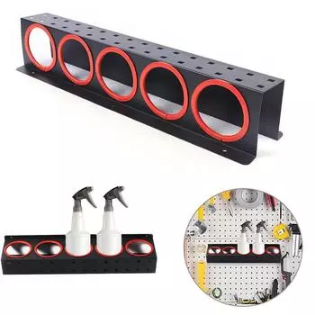 1 комплект для хранения бутылок с распылителем, держатель для вешалки, гараж, автомобиль, подвесная банка