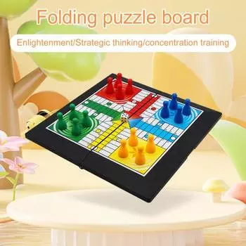 1 комплект для игры в шахматы на 4 игрока с раскладной шахматной доской 16 шахмат