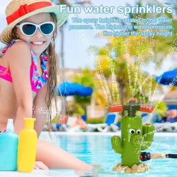 1 комплект для разбрызгивания кактусов на открытом воздухе для бейсбольной игры, летнего сада, заднего двора, газона, мультфильма