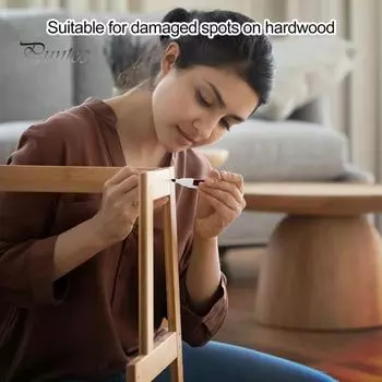 1 комплект для ремонта царапин на деревянной мебели с маркером для подкраски, точилкой для мелков 6/8/10 цветов, для удаления пятен на деревянном полу и ремонта царапин на столе 6pcs