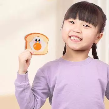 1 комплект для шитья для детей, нетканый материал ручной работы, птица, кошка, цыпленок, собака