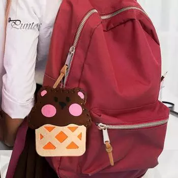 1 комплект для шитья для детей, набор для шитья из нетканого материала ручной работы, птица, кошка, цыпленок, собака, кролик, медведь, плюшевая игрушка, набор для шитья своими руками, для малышей, мальчиков и девочек, подарок красный